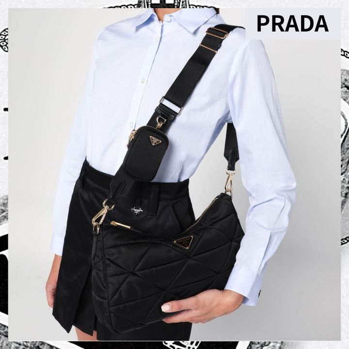 ☆キルティングがおしゃれ☆【PRADA】パデッドRe-Nylonバッグ (PRADA