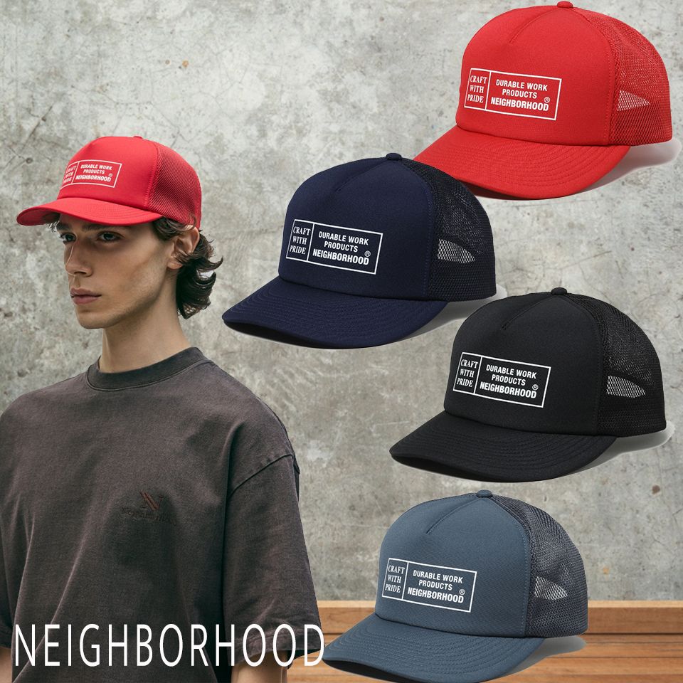 Neighborhood】25AW MESH CAP キャップ 帽子 ロゴ すぐ届く