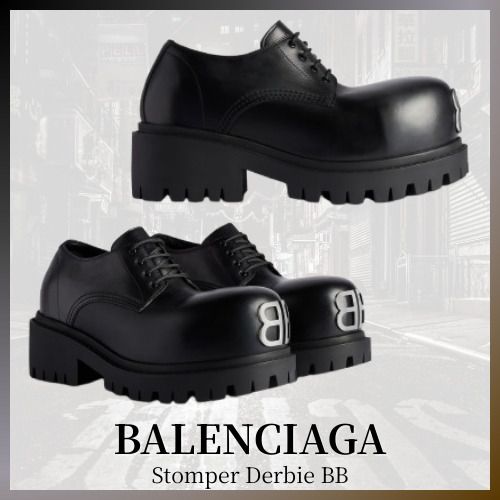 BALENCIAGA◇Stomper Derby ストンパー ダービー ブラック (BALENCIAGA