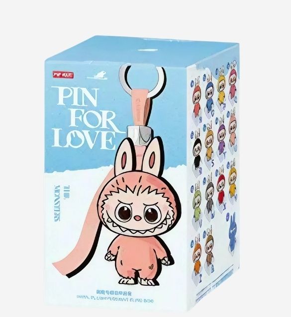 LABUBU PIN FOR LOVE SERIES VINYL PLUSH PENDANT (N-Z) X (POP MART