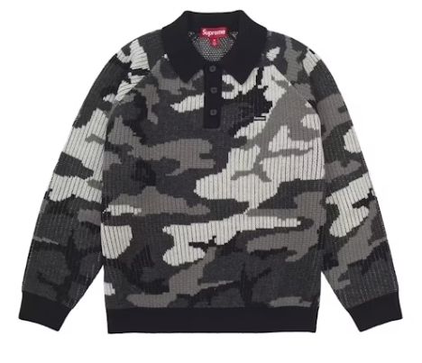 ☆25AW WEEK4☆Supreme Small Box Polo Sweater (Supreme/ニット