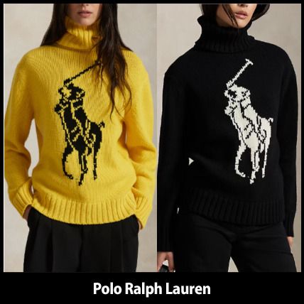 ラルフローレン☆ビッグポニー ウール タートルネック セーター (POLO