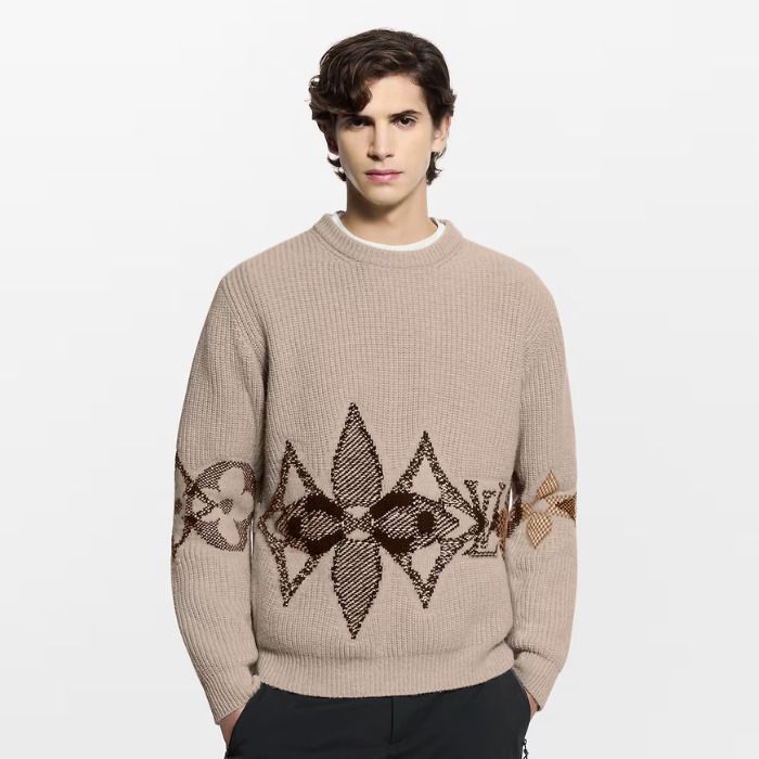 国内発☆お洒落【LOUIS VUITTON】グラフィックニット (Louis Vuitton