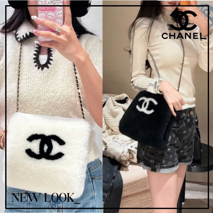 ふわふわおしゃれ♪》CHANEL ココネージュ ココマーク マフ (CHANEL