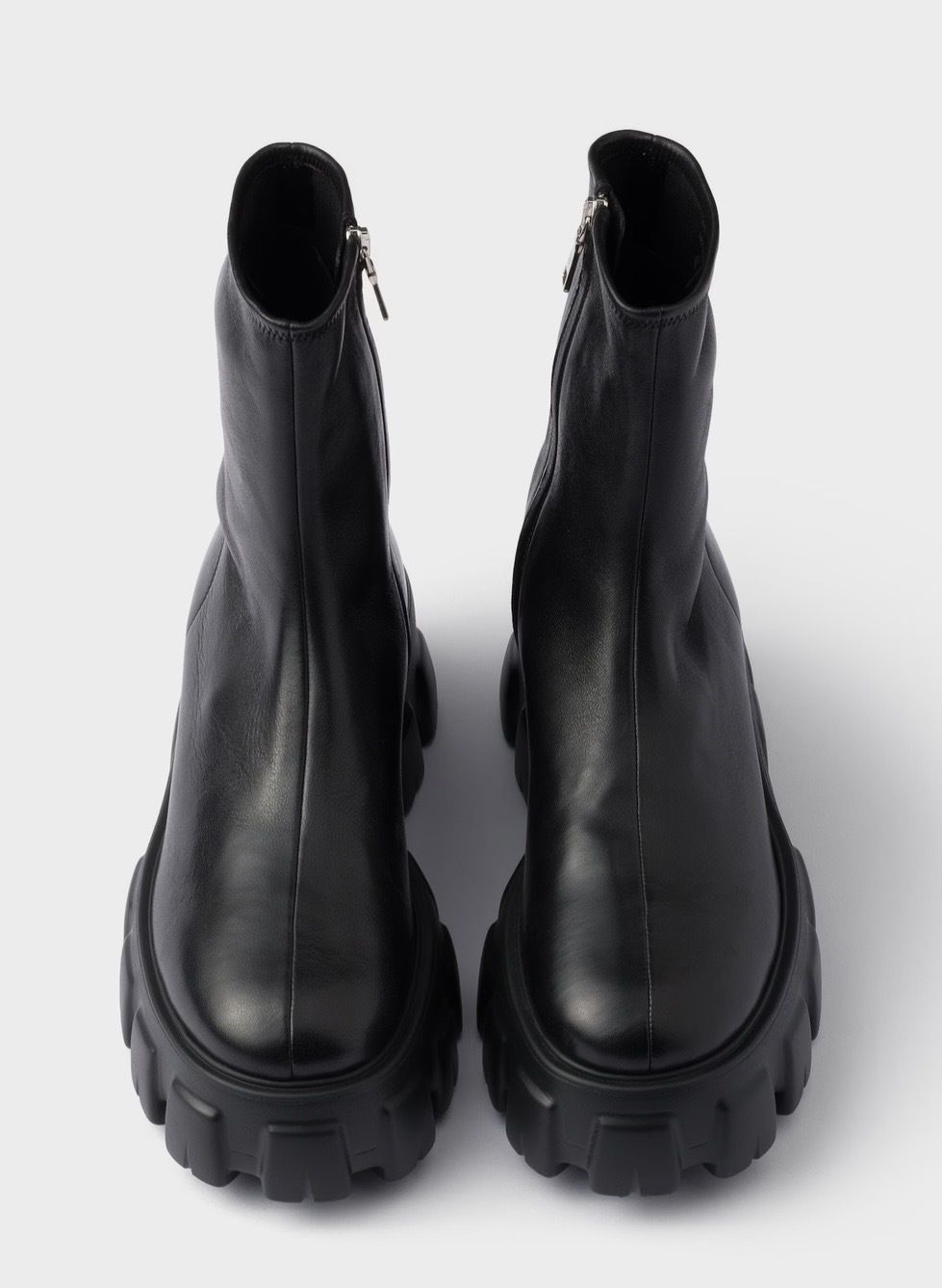 PRADA モノリス ストレッチナッパレザーブーツ (PRADA/ショートブーツ