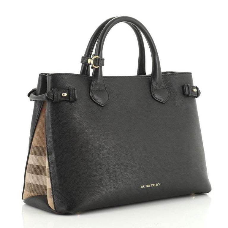 VIP SALE特価♪BURBERRY♪サイドチェック柄Medium♪レザー2Way