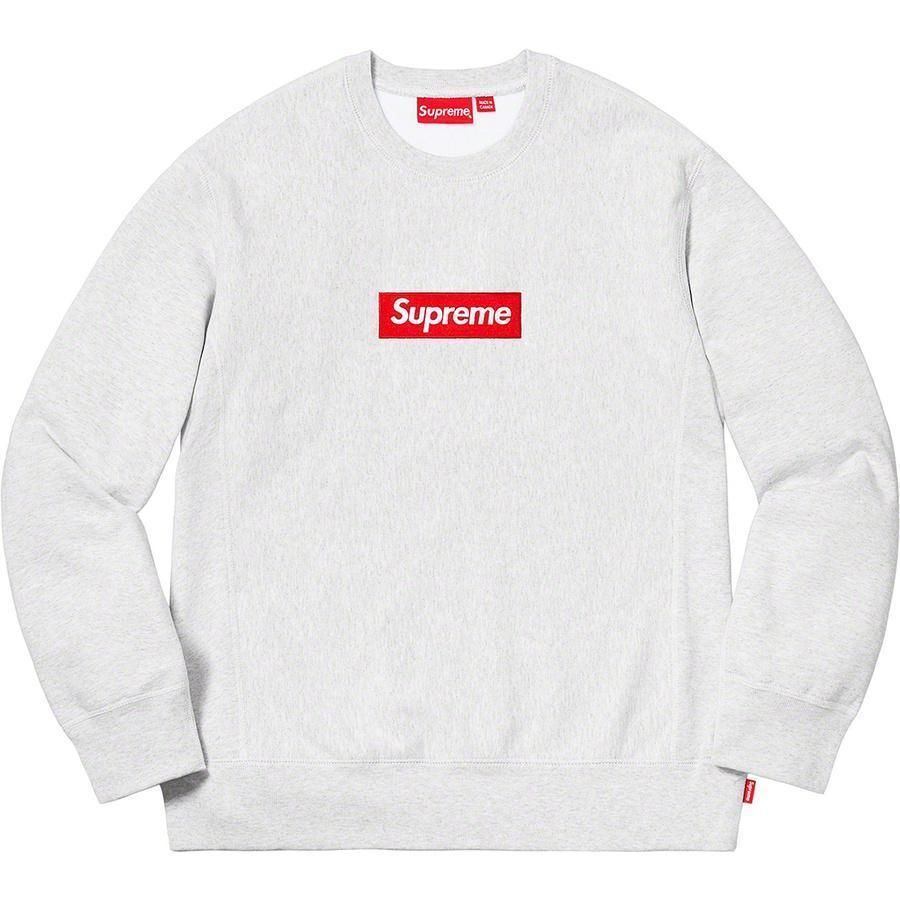 Supreme Box Logo Crewneck Grey シュプリーム トレーナー ロゴ