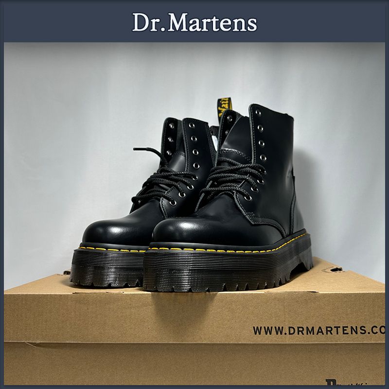 Dr.Martens】JADON 厚底 ブーツ POLISHED SMOOTH◇安全発送 (Dr