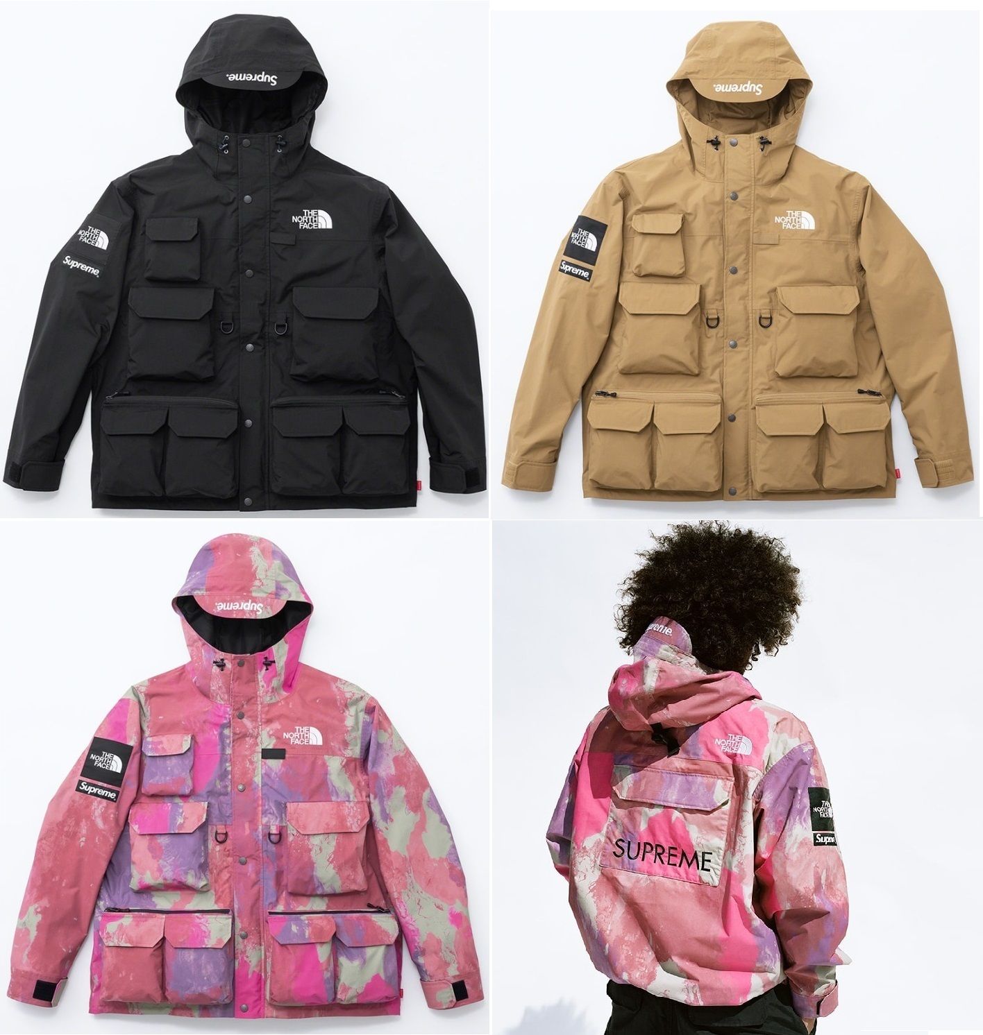 SUPREME x ノースフェイス☆防水カーゴジャケット (Supreme/ジャケット