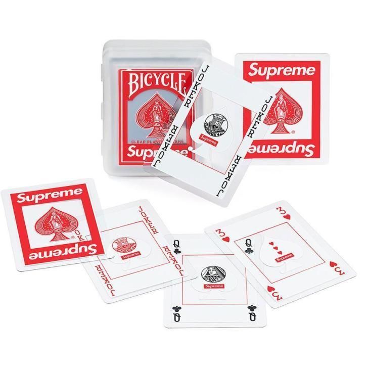 Supreme Bicycle Clear Playing Cards シュプリーム バイシクル