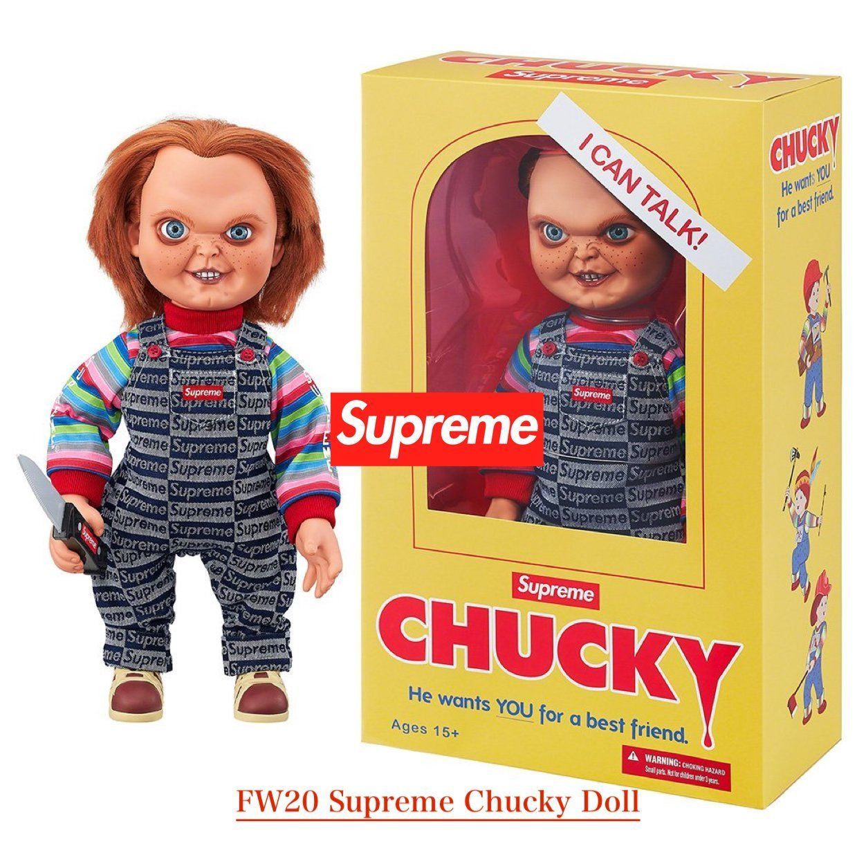 FW20 Supreme Chucky Doll - シュプリーム チャッキー ドール (Supreme