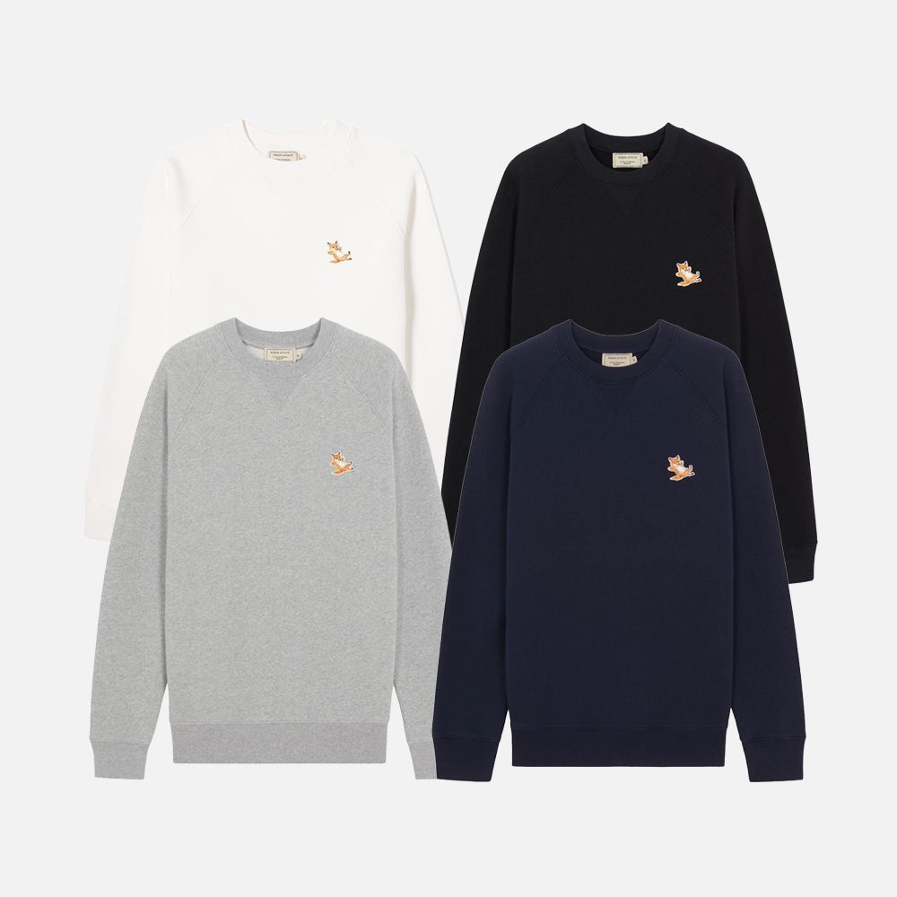 MAISON KITSUNE｜CHILLAX FOX PATCH CLASSIC SWEATSHIRT (MAISON