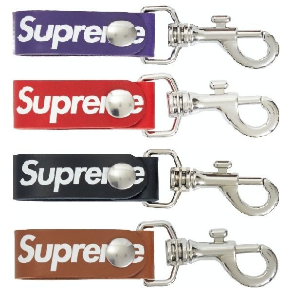 シュプリーム☆レザーキーホルダー☆キーチェーン Key Loop (Supreme