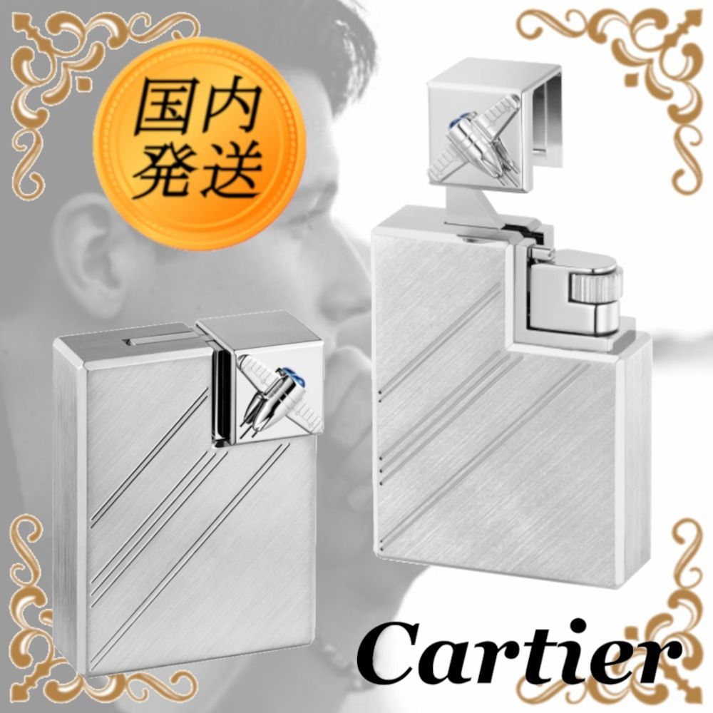国内発送☆Cartier】サントス ドゥ カルティエ ライター SV (Cartier