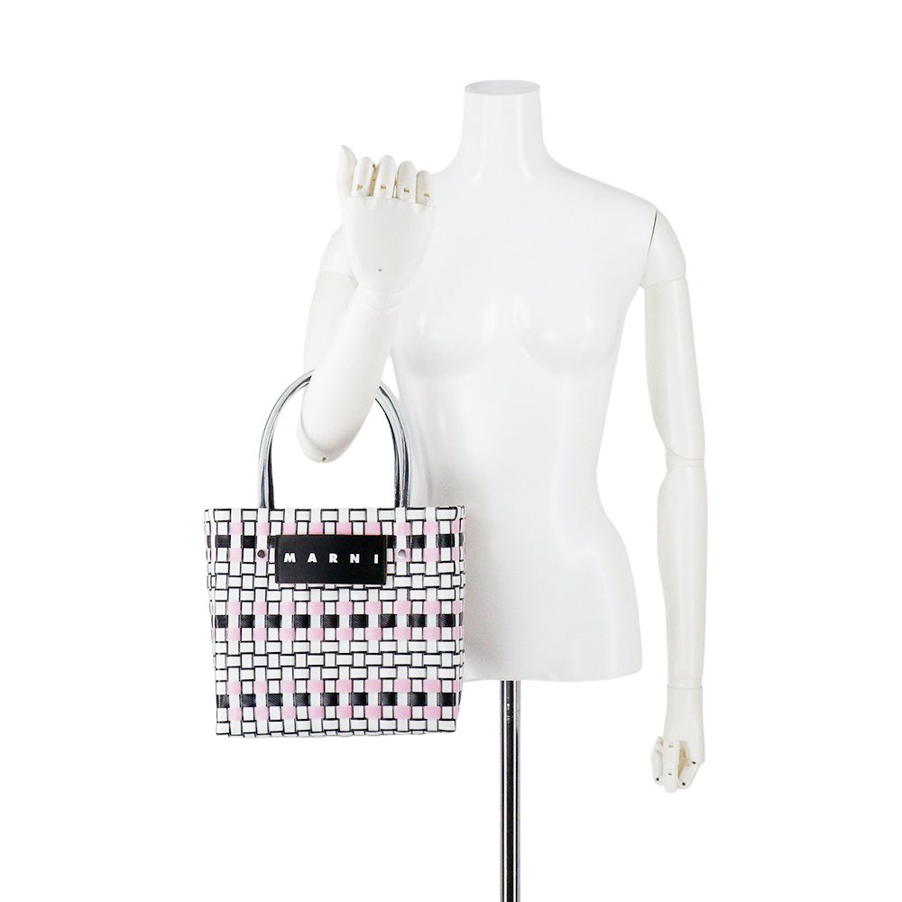 最短翌日お届け マルニ フラワーカフェ ピクニック カゴバッグ (MARNI