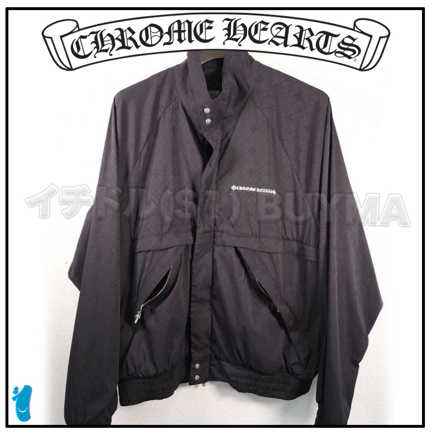 クロムハーツ ナイロン ジャケット USA NYLON JACKET BLACK (CHROME