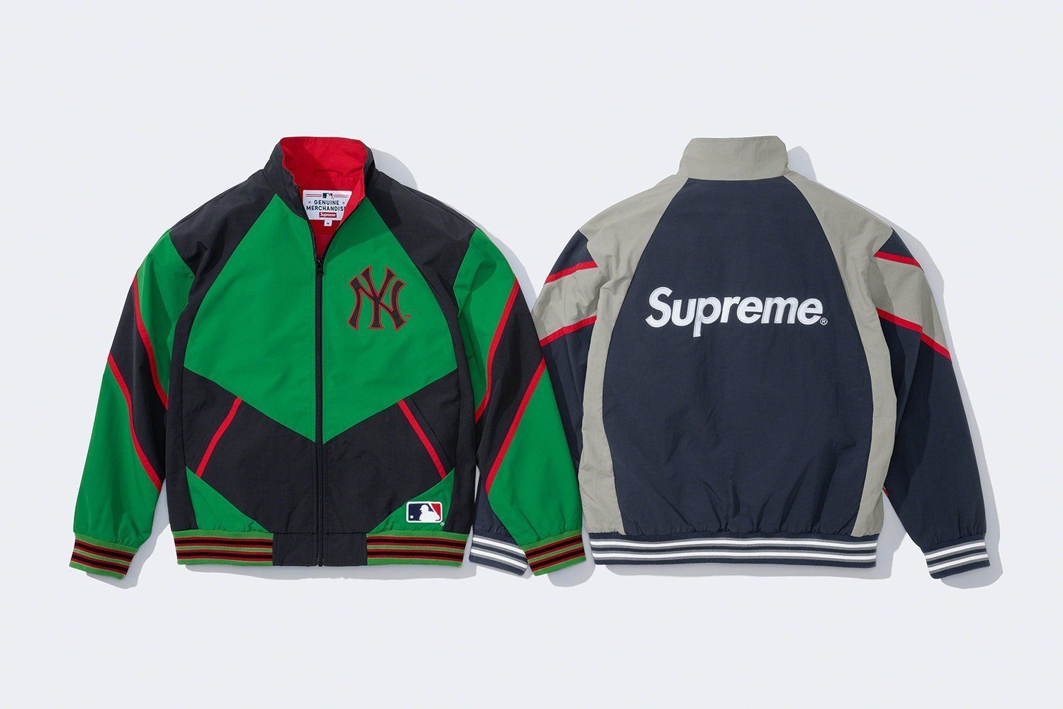 FW21 Supreme New York Yankees Track Jacket - ヤンキース (Supreme