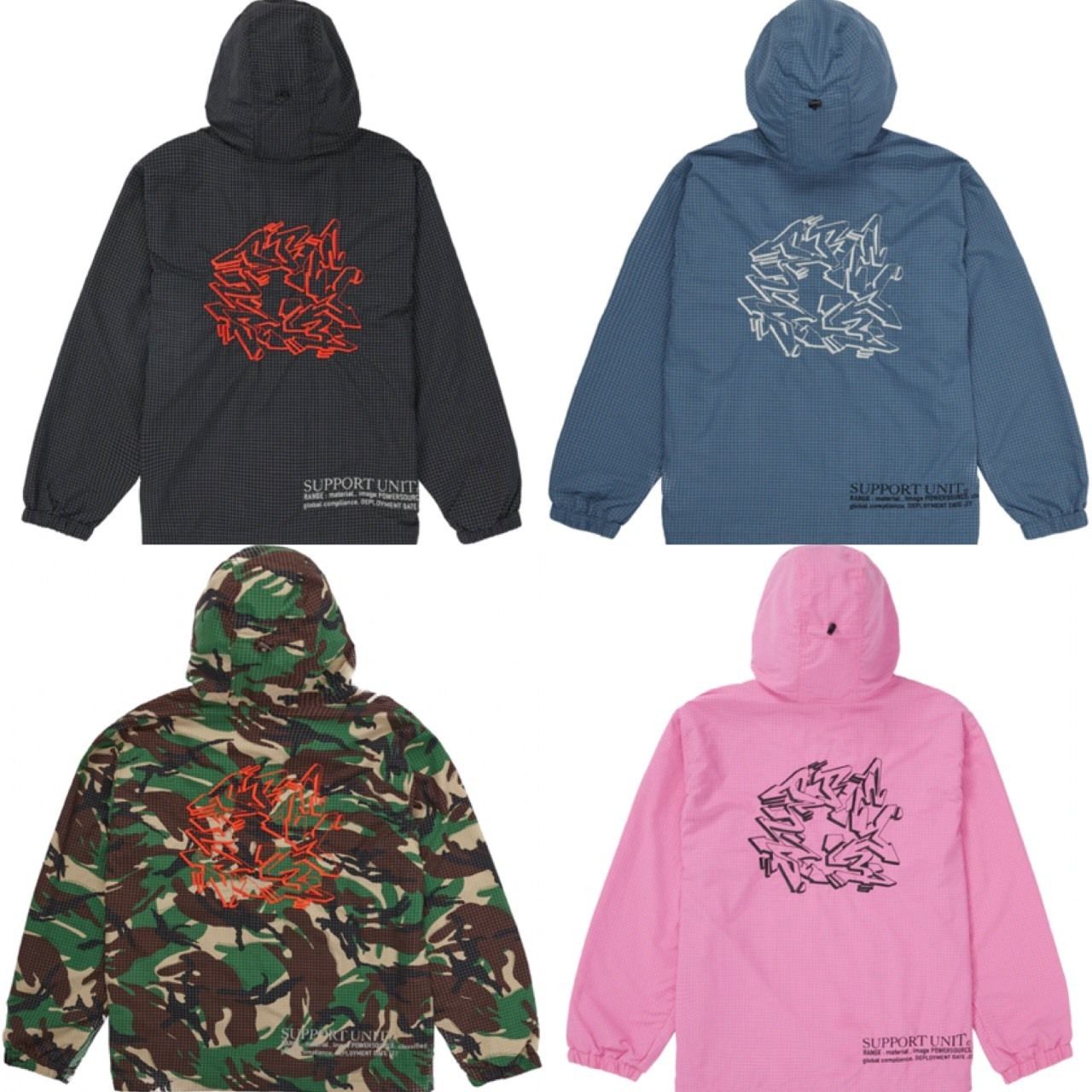 シュプリーム☆ナイロンジャケット☆Support Unit Nylon Ripstop