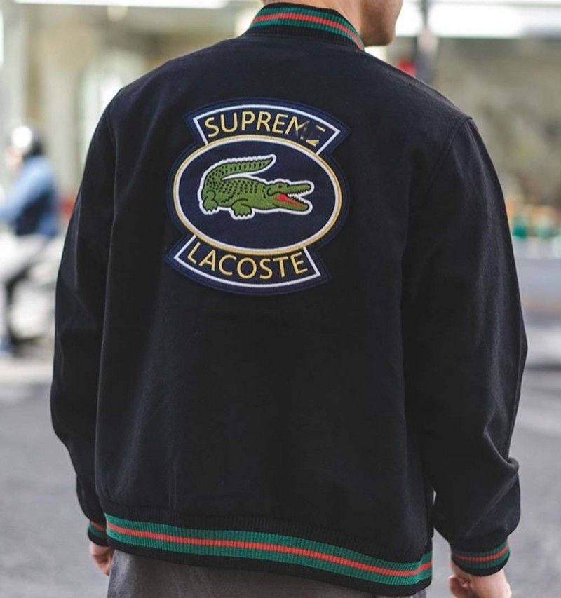 Supreme LACOSTE Wool Varsity Jacket シュプリーム ラコステ (Supreme