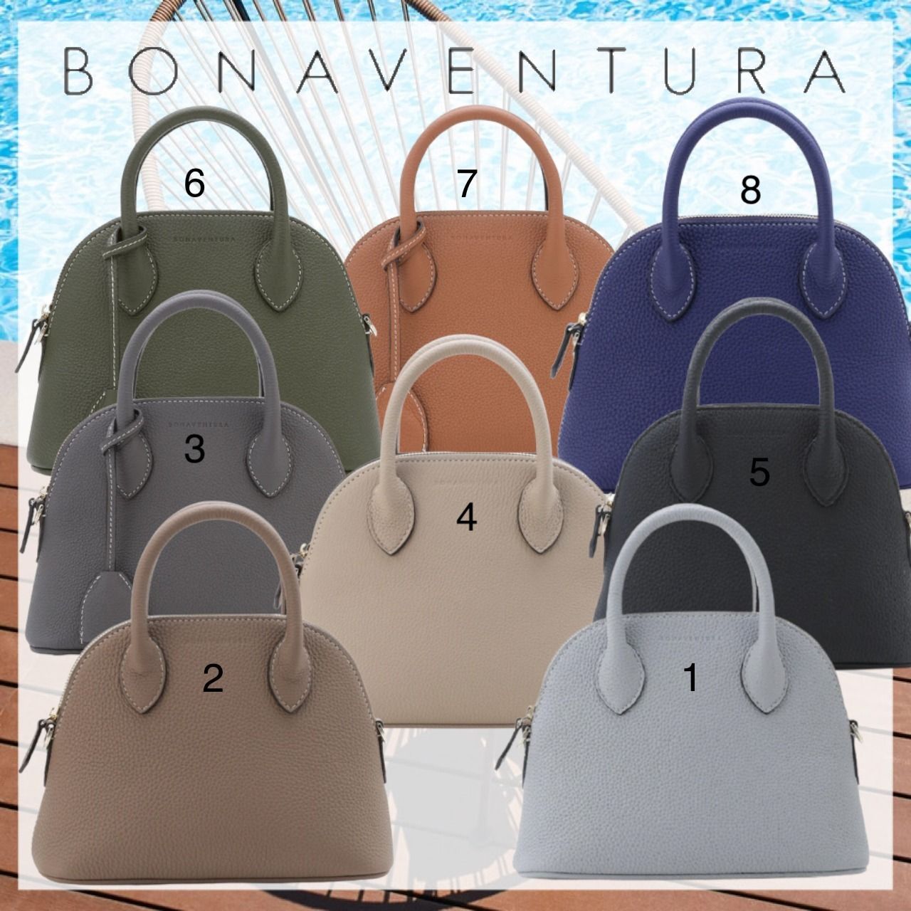 すぐ届く☆BONAVENTURA☆人気☆ミニ エマ バッグ Mini Emma Bag