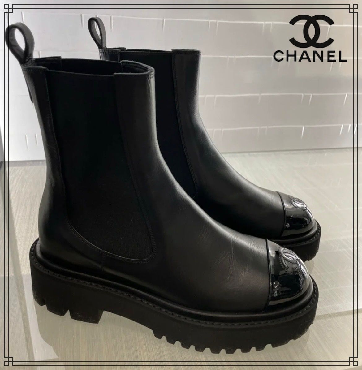 スタイリッシュにキマる☆】CHANEL ブーツ (CHANEL/ショートブーツ