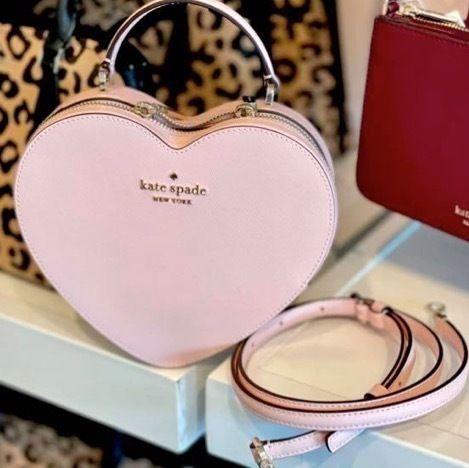 セールkate spade Love Shackハート型レザー2wayクロスボディ (kate