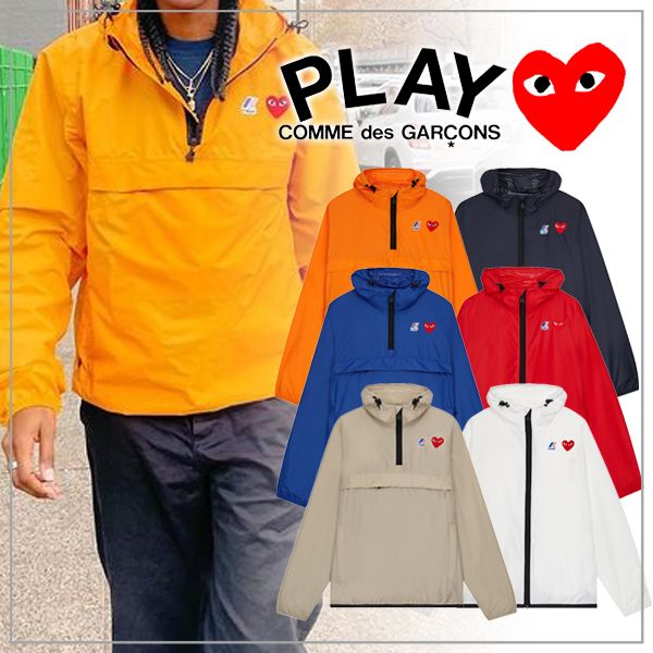 COMME des GARCONS】PLAY K-WAY コラボパッカブルジャケット (COMME
