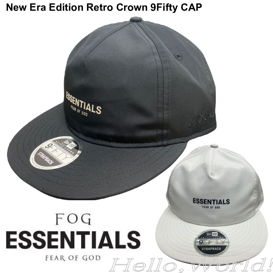 Fear of God|Essentials|NewEra Edition Retro Crown 9Fifty CAP (FEAR