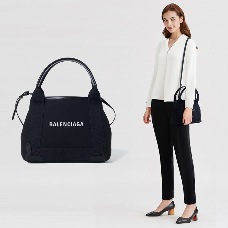 関税負担なし☆BALENCIAGA バレンシアガ ブラック カバス XS