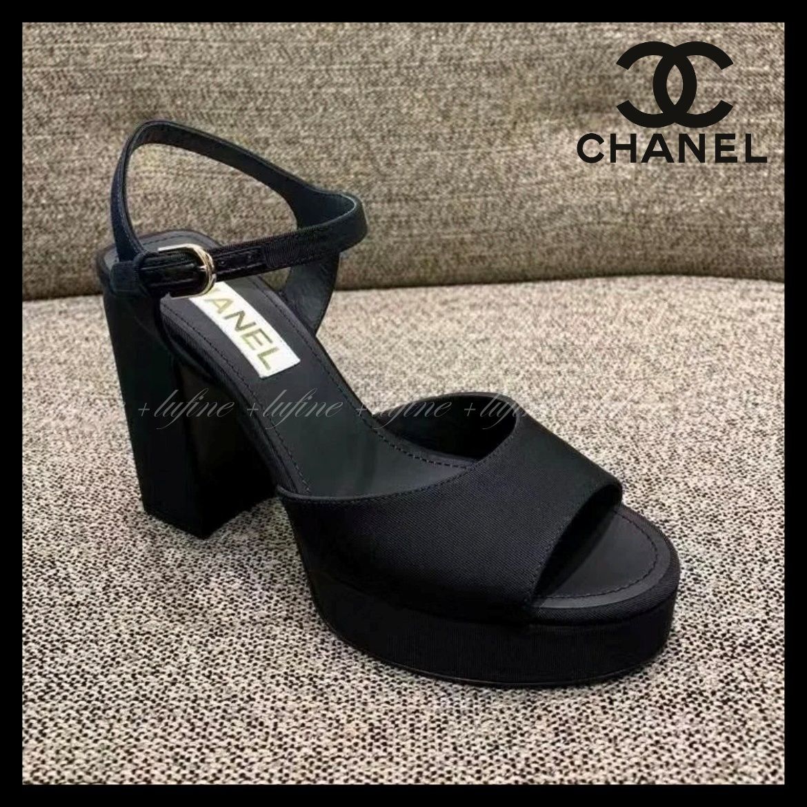 シンプルでオールマイティに使える♪】シャネル サンダル (CHANEL