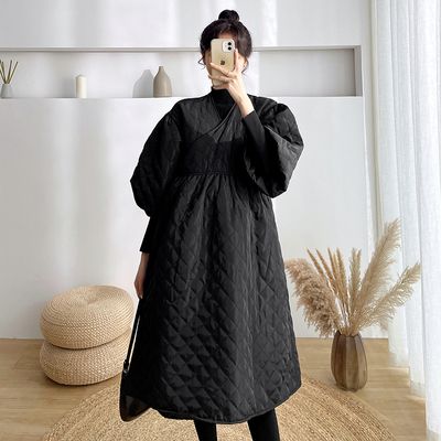 韓国】 キルトポンチョ キルティング ジャケット ナイロン (ポンチョ
