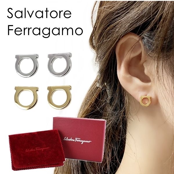 サルバトーレ フェラガモ ピアス レディース 小さめ 両耳ピアス