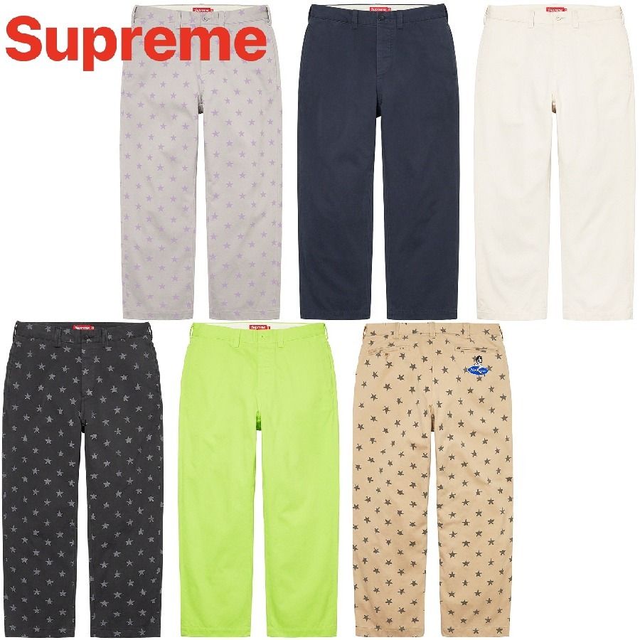関税込 22SS Week9 Supreme Chino Pant チノパン (Supreme/チノパンツ