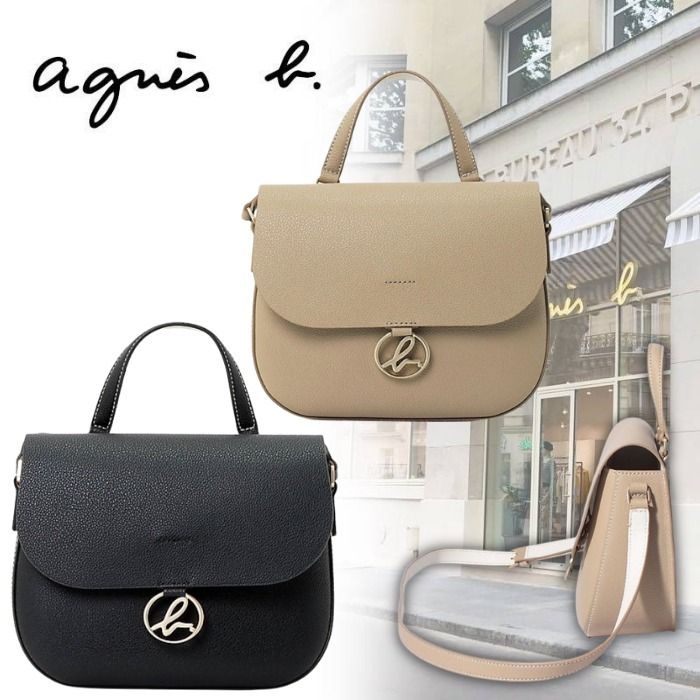 ☆人気☆【agnes b】アニエスベー レザー ショルダーバッグ (Agnes b