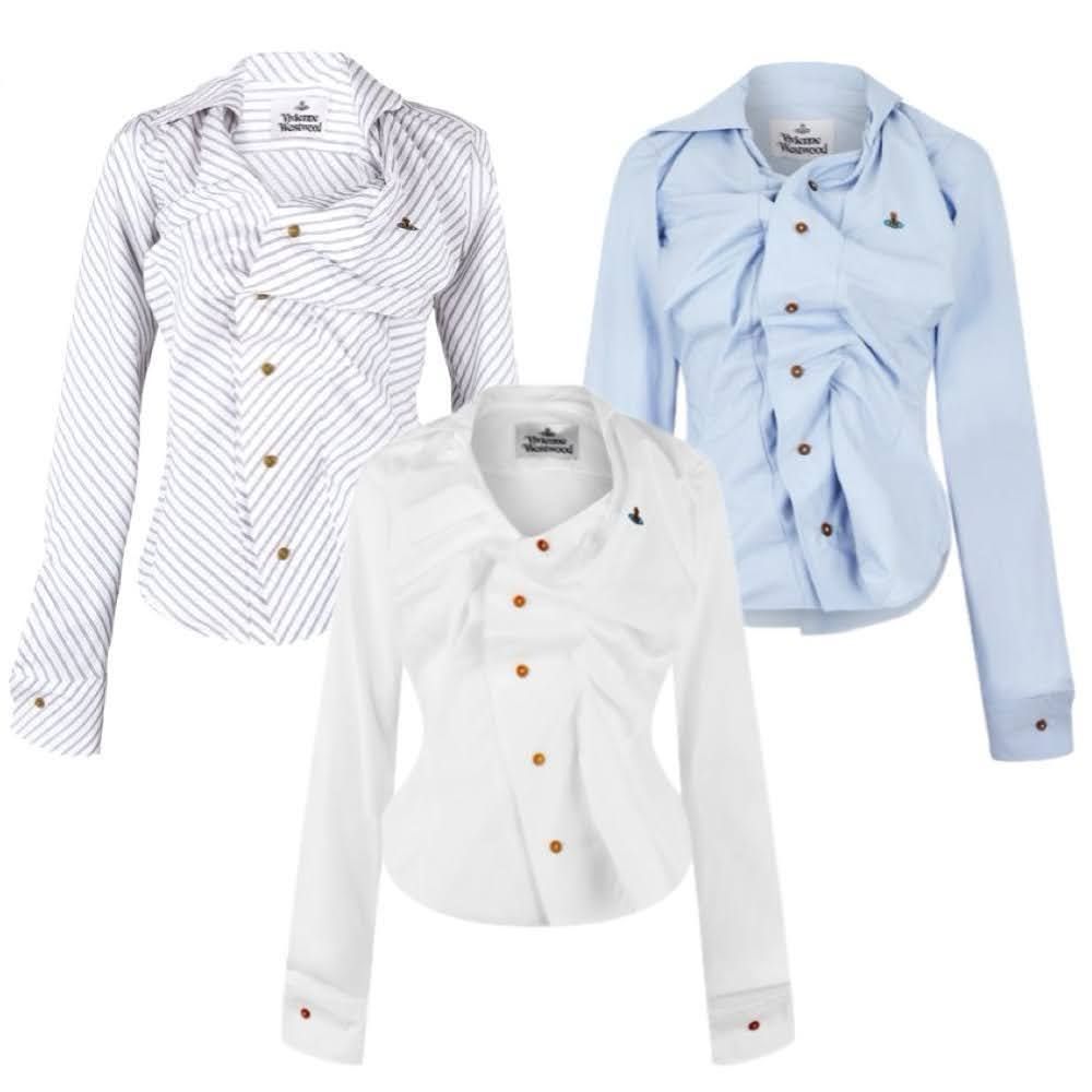 ☆VIP価格☆ Vivienne Westwood 'DRUNKEN' ストライプシャツ (Vivienne