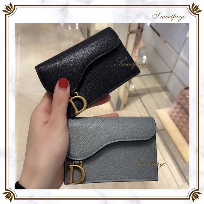 人気】ディオール☆フラップカードホルダー サドル ミニ財布 (Dior