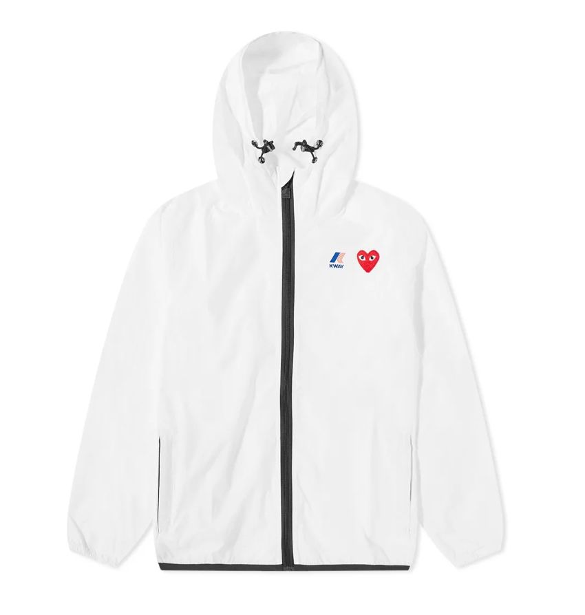 関税込】COMME des GARCONS◇PLAY ハート ナイロンジャケット (COMME