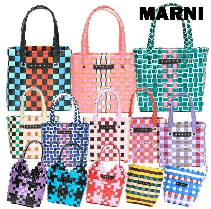 大人もOK! MARNI マルニ ミニ バスケット かごバッグ 関税送料込