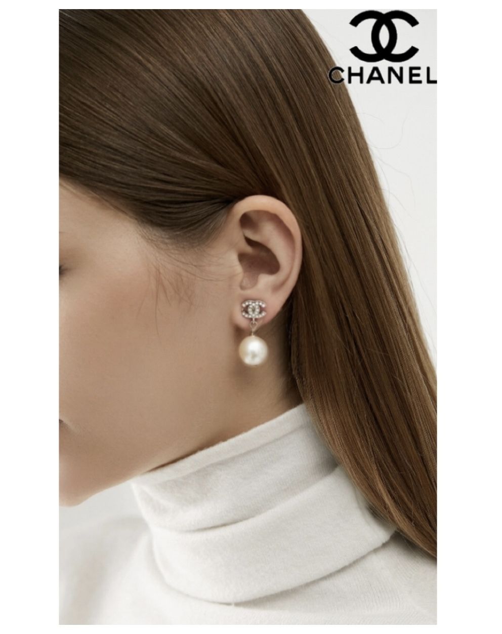 CHANEL 】 CCマーク イヤリング パールピアス (CHANEL/ピアス