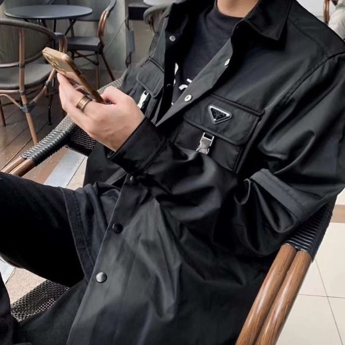 ☆Prada プラダ☆Re-Nylon シャツ ジャケット (PRADA/シャツ) SC548