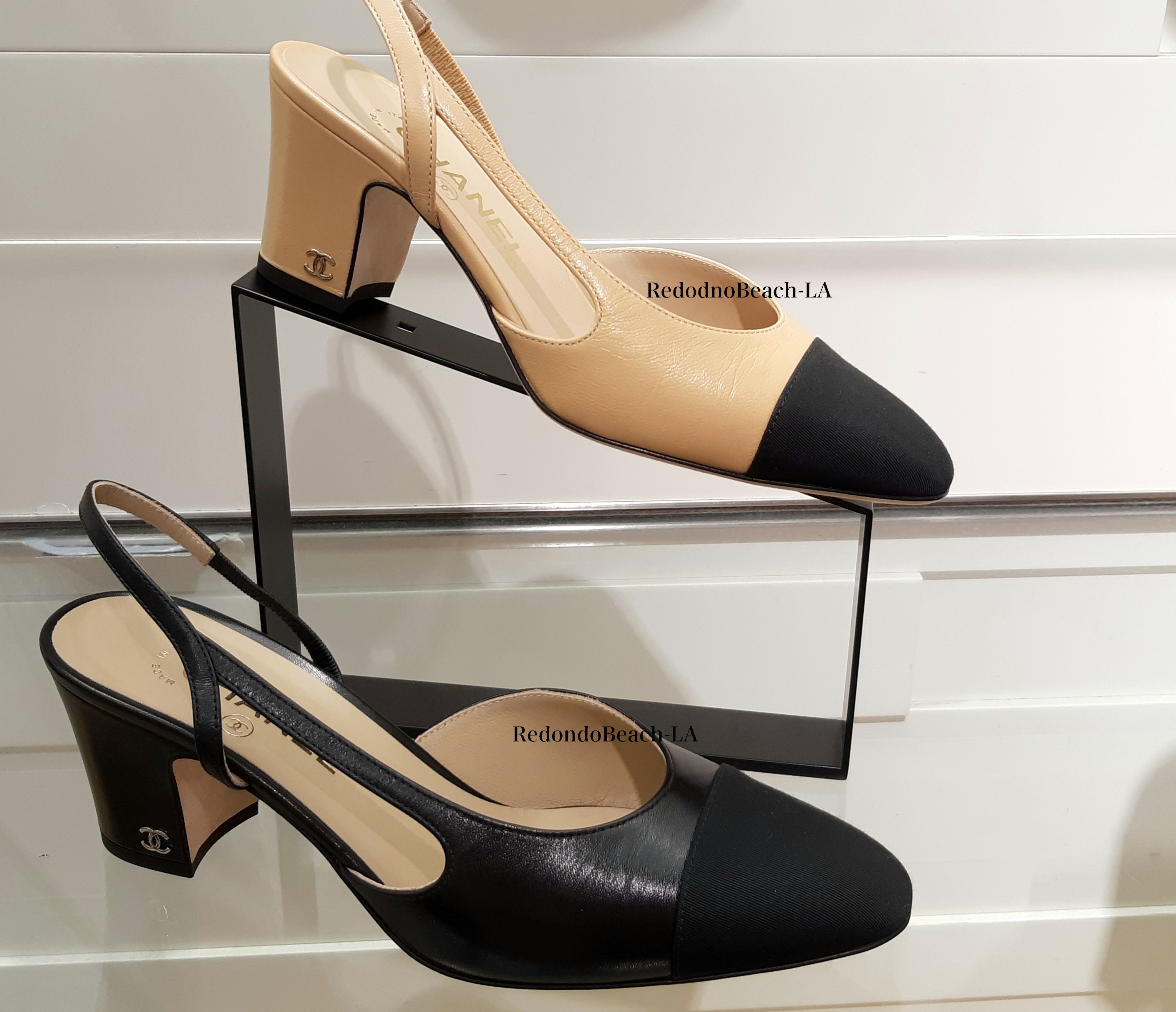 上品でスタイリッシュ♪】CHANEL☆パンプス☆チャンキーヒール (CHANEL