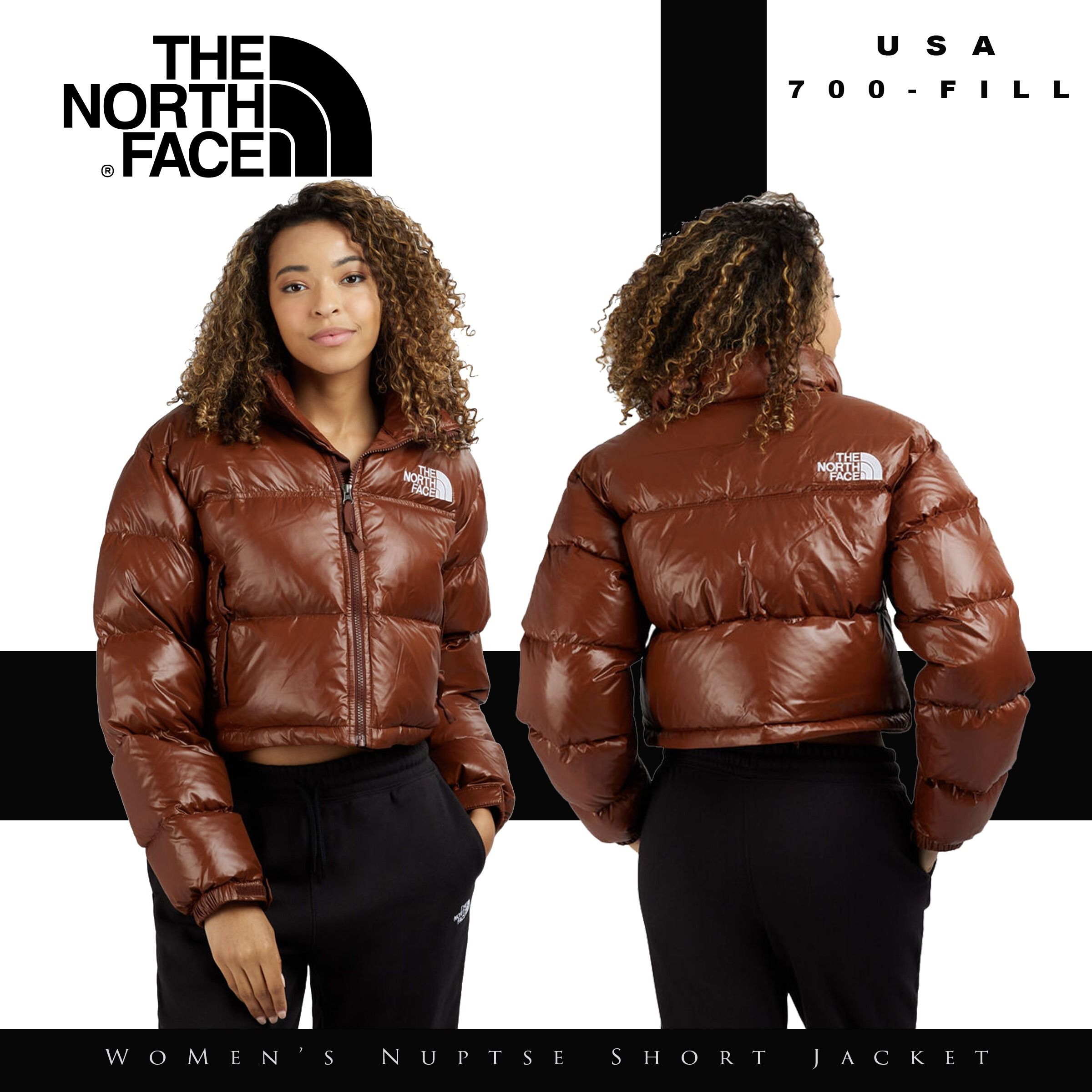 ノースフェイス】 ヌプシ ショート丈 ダウンジャケット US企画 (THE