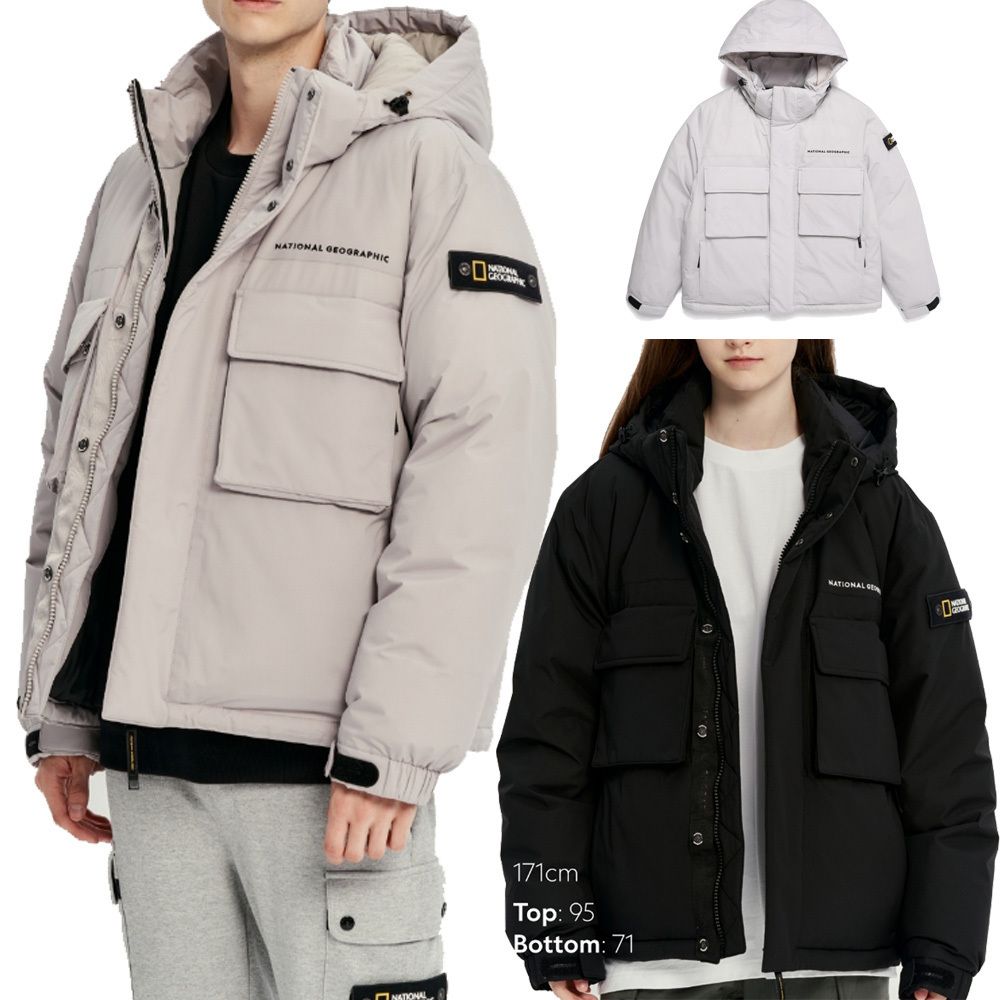 NATIONAL GEOGRAPHIC☆男女OK ショート丈ダウンジャンパー_4色
