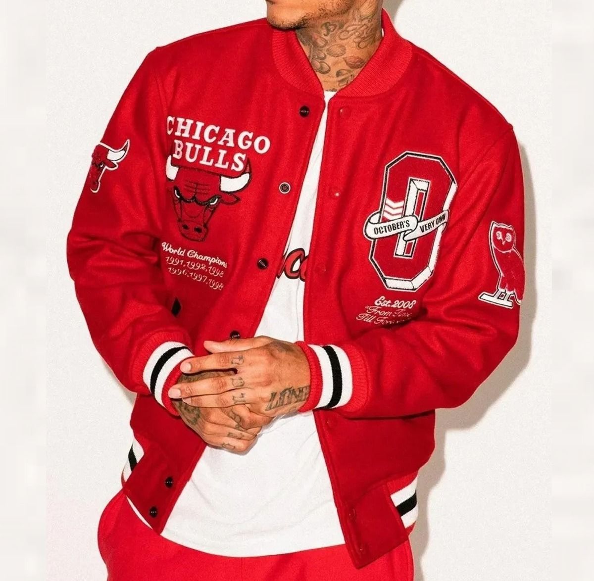 ☆日本未発売☆OVOxNBAシカゴブルズコラボ☆ スタジャン Chicago (NBA