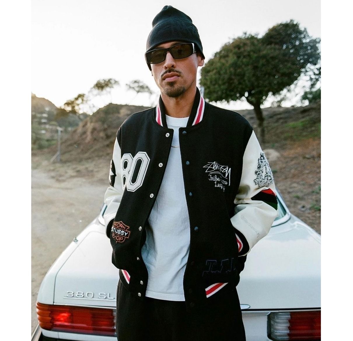 ☆ステューシーxデニムティアーズコラボ☆日本未発売 スタジャン