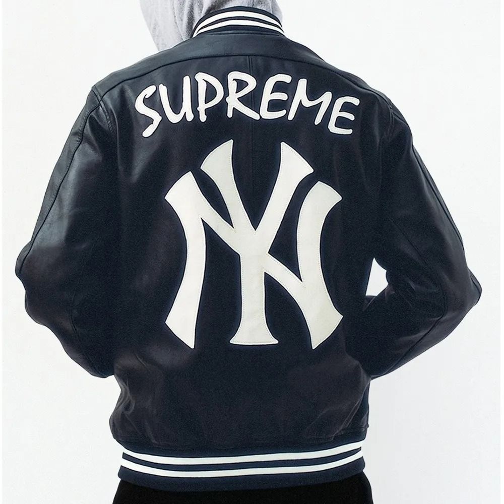 ☆Supreme×ヤンキースコラボ☆入手困難☆大人気☆スタジャン NY