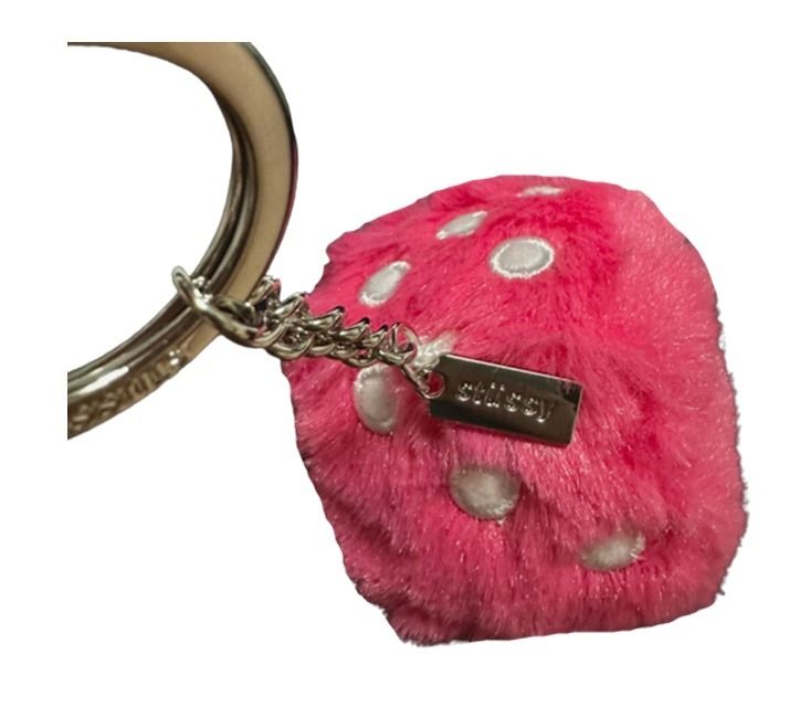 ☆人気☆【STUSSY】☆FUZZY DICE KEYCHAI.N☆PINK☆ (STUSSY/キー