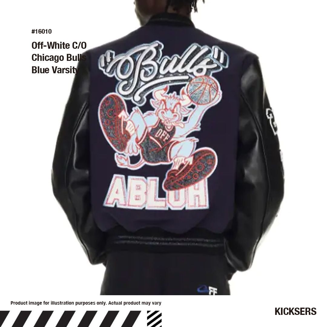 Off-White Chicago Bulls Blue Varsity シカゴブルズ スタジャン (Off