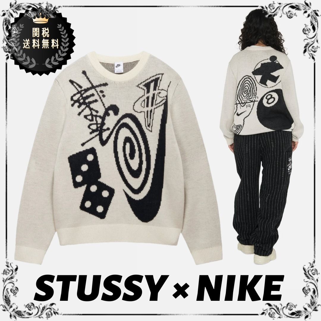 Stussy × Nike Knit Sweater ニット セーター ○関送無料○ (STUSSY