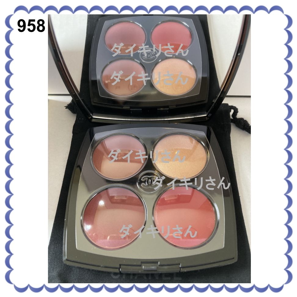 CHANEL 4色アイシャドウパレット LES 4 ROUGES YEUX ET JOUES (CHANEL